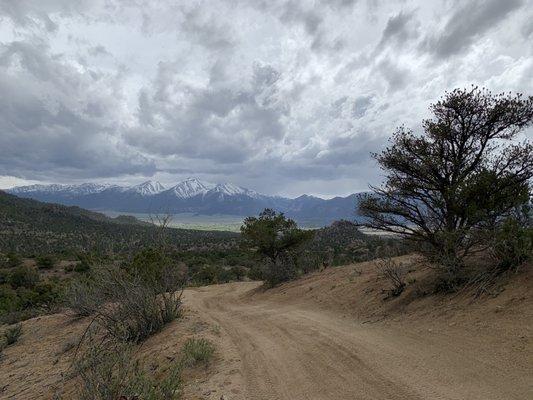 Atv return to parking lot trail