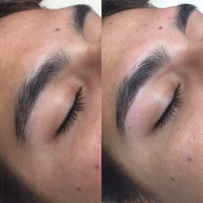 Thick beautiful brows