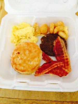 1.99 Breakfast Platter. Hope they keep this price as not worth it for any higher.