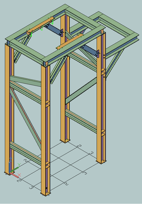 ATS CAD Design Technicians use Autodesk Advanced Steel for both structural and miscellaneous steel detailing projects.