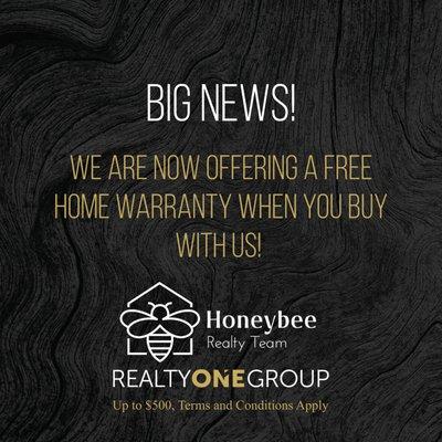 We are now offering FREE Home Warranties with your Purchase!

https://katelynsinboualay.myrealtyonegroup.com/claim-your-free-home-warranty