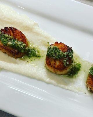 Pan-Seared Scallops