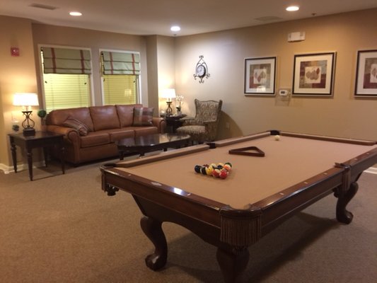 Game Room with Billiard Table