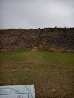 The temple mound it's about 6 stories up.