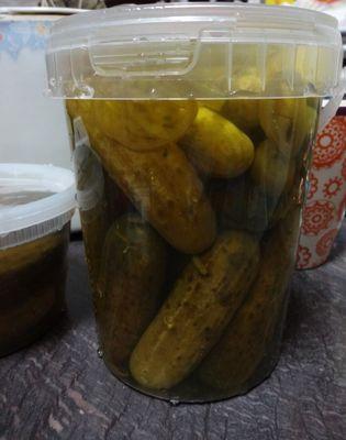 Jalapeño pickles, quart for $8