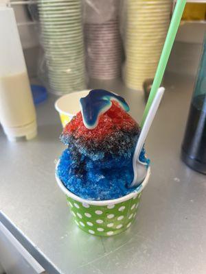 "SHARK ATTACK" our kids signature snoball