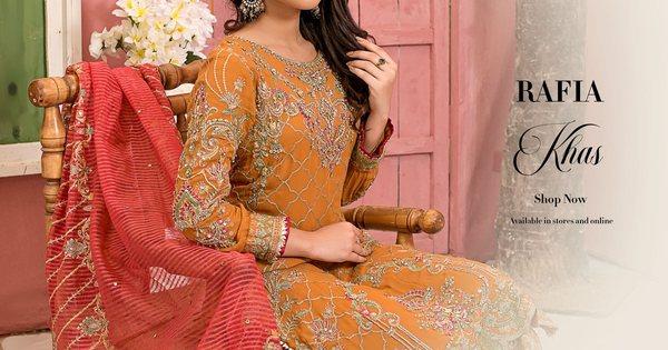 Rafia Khas a ready-to-wear Pakistani Fashion Brand.