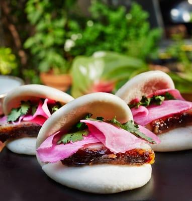 Lamb Belly Bun With Pickled Beet