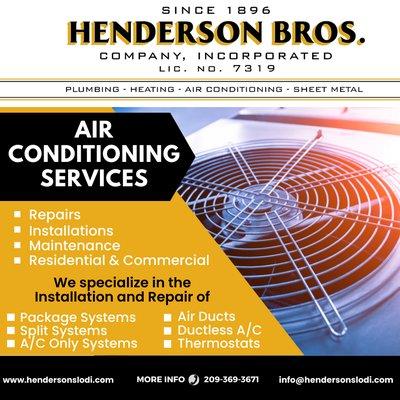 Air Conditioning Services