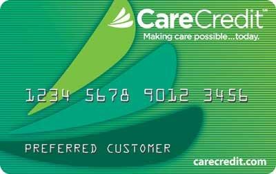 We offer and accept CareCredit to our patients!  CareCredit makes dental treatment more affordable with zero interest and monthly payments.