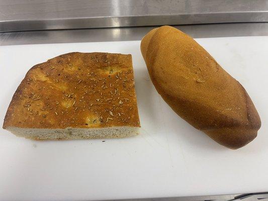 All our menu sandwiches come on our focaccia bread. You can also customize and opt for a 6 or 12 inch grinder.