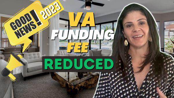 2023 Updated VA Fee Reduction

Link: https://www.youtube.com/watch?v=DdRvxSlqcmo