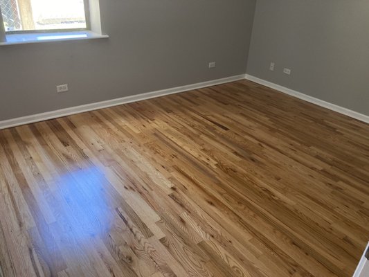 Refinished floors