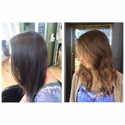 Before and After, done by Angelena