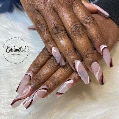 Brown nail designs