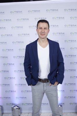 At a Cutera event for Aesthetic Lasers