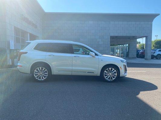 Our fixed up ride. It was a hot mess when we dropped it off inside and out! When we picked it up it was spotless, tuned up and repaired!!