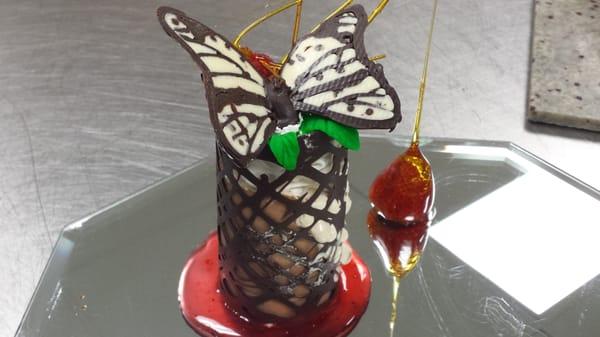 Double Chocolate Butterfly Mousse