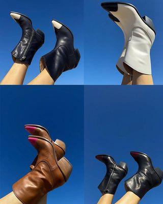 madison maison heart toe ankle boot