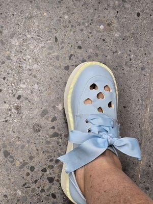 Cute blue shoes