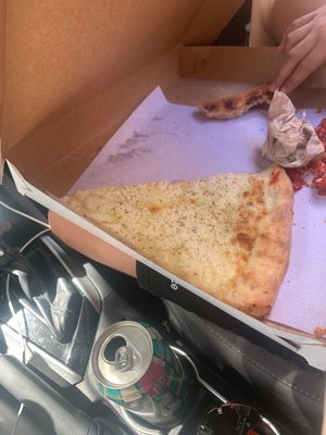 White Pizza Slice