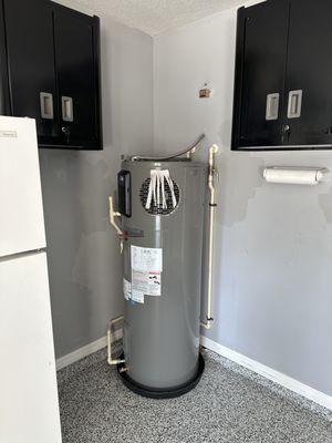 Hybrid water heater.