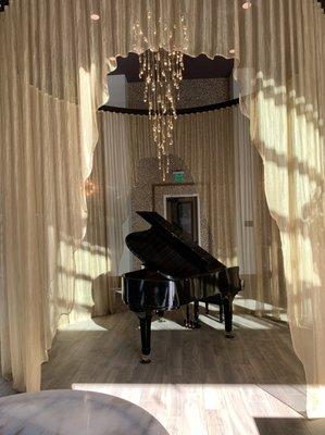 Piano in the club house.