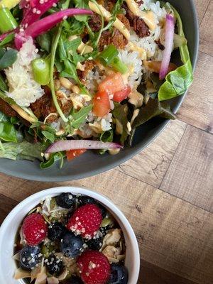 The Chickem Bowl and Chia Pudding