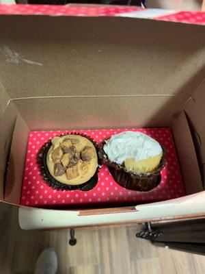 Cupcakes that were purchased