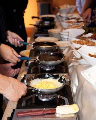 Omelet / Crepe station