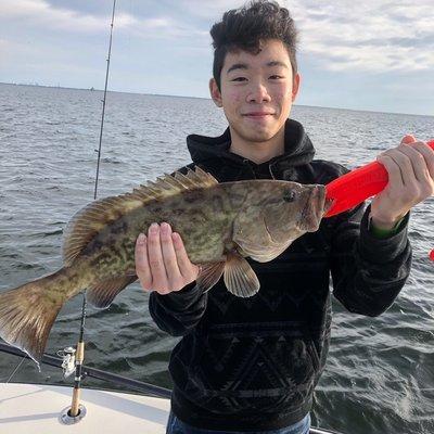 Catching nice gag groupers in light tackle is always fun!