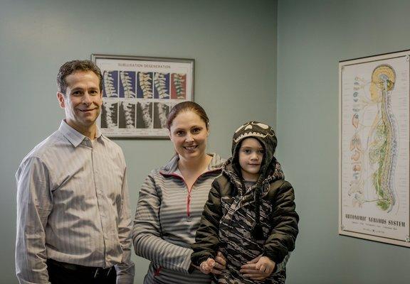 Doctor Gantos with a long time patient