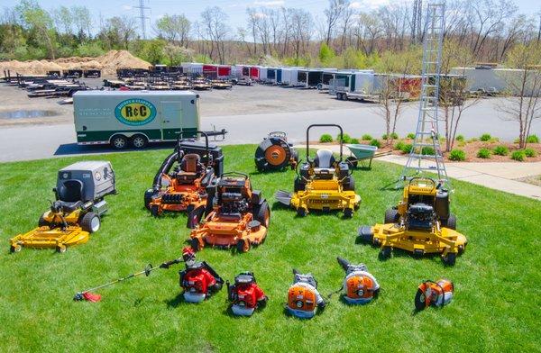 Lots of outdoor power equipment!