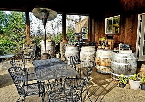 Covered patio