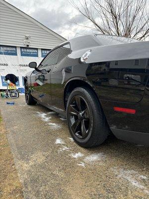 Silver exterior package on this Challenger