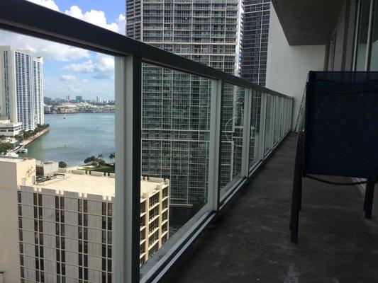 After our window cleaning. Call us: 786.656.3335 Miami, FL