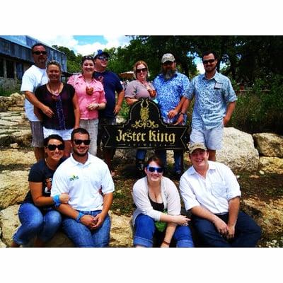 Participants on our Hill Country Brewery Tour