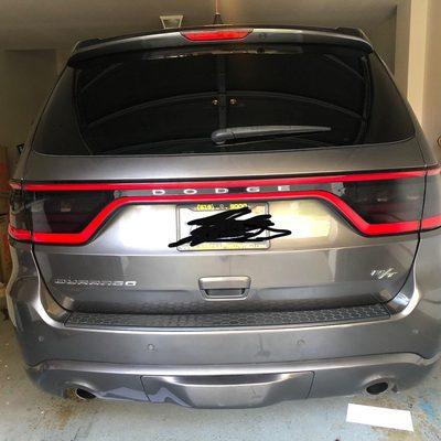 After the Tail light Tint!