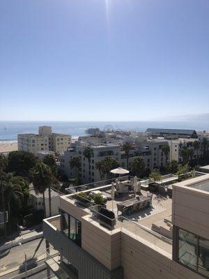 Rooftop view from The Seychelle