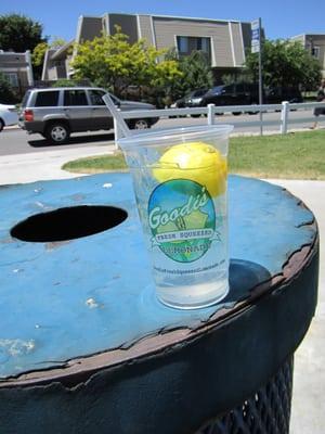 Lemonade moments before it met the trashcan.