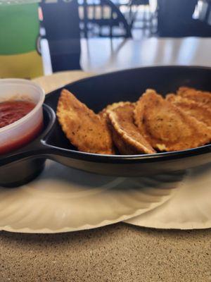 Deep fried ravioli