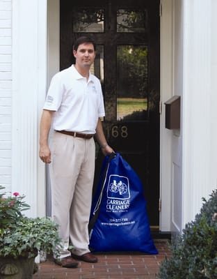 Dry Cleaning Delivery -- pick-up and delivery is available throughout South Charlotte.