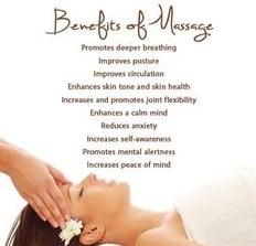 We offer massage here at the clinic