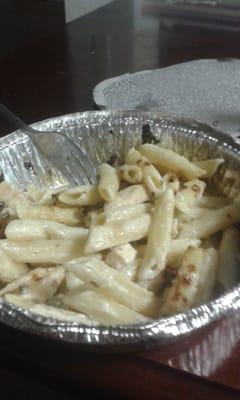 I just remember it had chicken pasta and some cheese.. it could really use moore cheese.