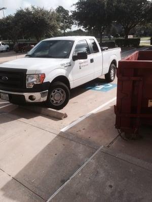 Hightower Electric Parks In Handicapped Spaces. Not Cool.