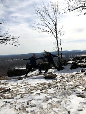 Fresh Snow Yoga Hike