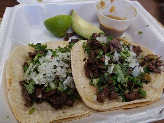 Beef tacos. Yum