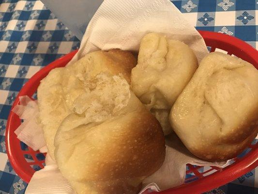 Bread brought to the table.  AMAZING!  off to a good start!!