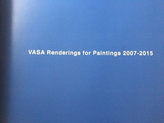 Vasa introduction in book to his paintings