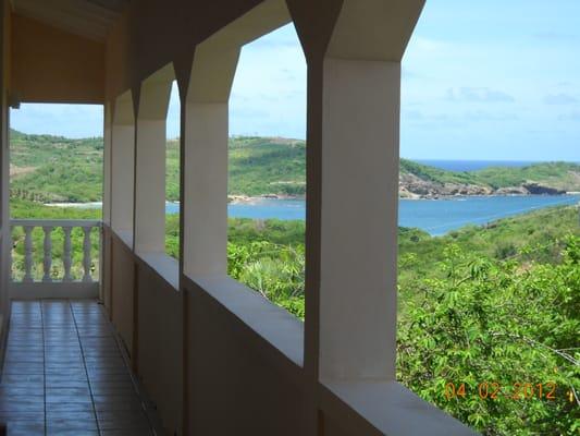 Ocean view from lower balcony